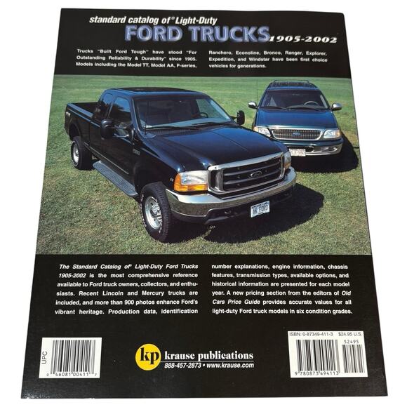 EUC 2003 "Standard Catalog of Light Duty Ford Trucks 1905-2002" By John Gunnell - Picture 6 of 13